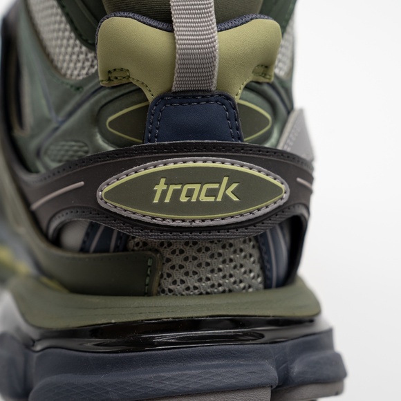 size 39 - Balenciaga Track Hike Boots High Grey Green Khaki - Picture 10 of 14